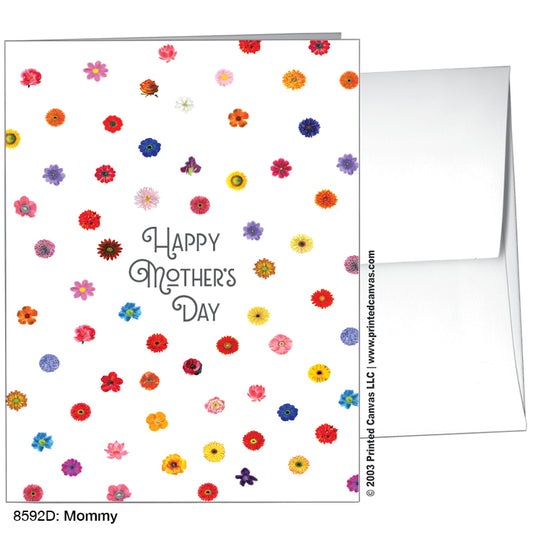 Mommy, Greeting Card (#8592D), A2 Card Front, www.printedcanvas.com