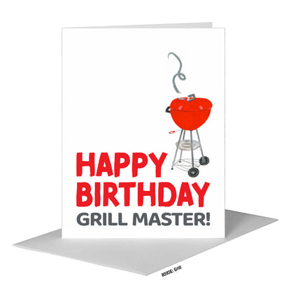 Grill, Greeting Card (#8593E), A2 Card Front, www.printedcanvas.com
