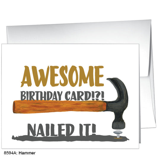Hammer, Greeting Card (8594A), A2 Card Front, www.printedcanvas.com