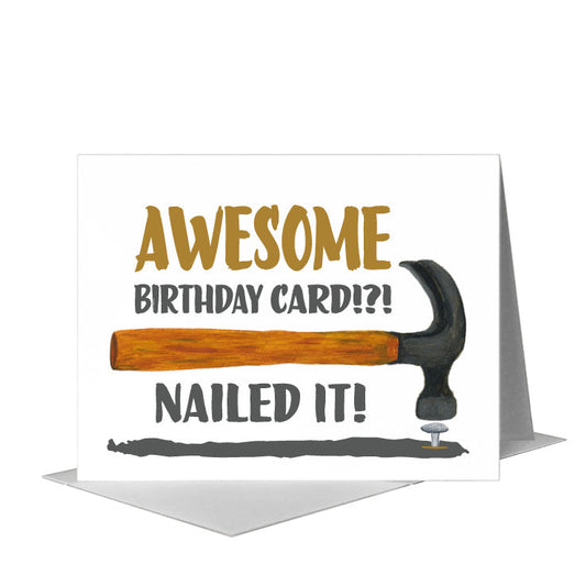 Hammer, Greeting Card (#8594A) A2 Card Front, www.printedcanvas.com