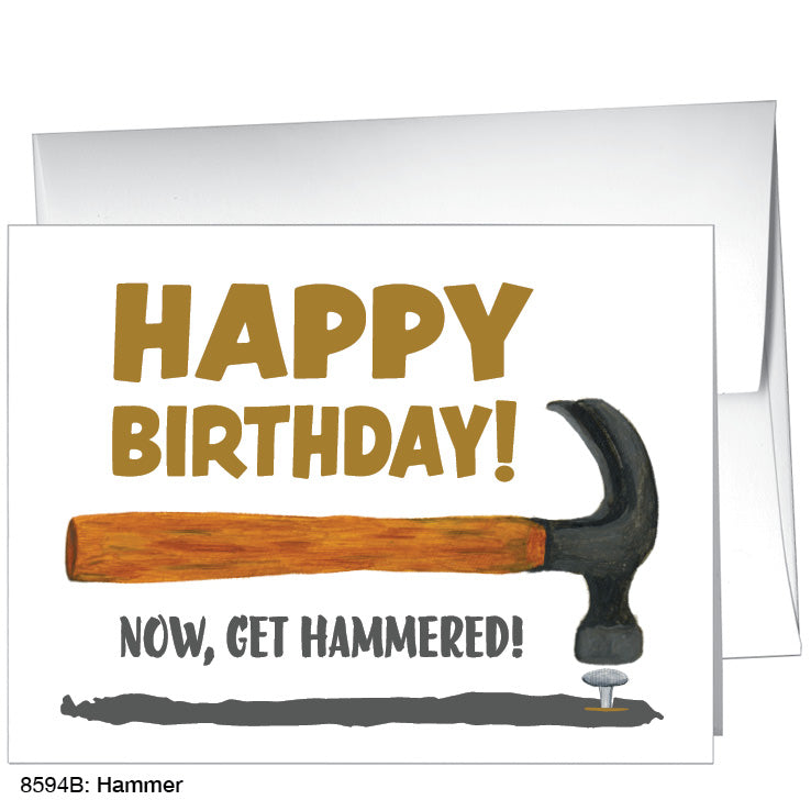 Hammer, Greeting Card (8594B), A2 Card, www.printedcanvas.com
