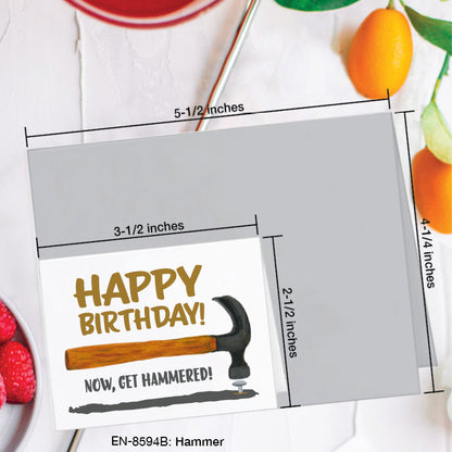 Hammer, Greeting Card (#8594B)