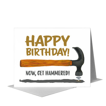 Hammer, Greeting Card (#8594B) A2 Card Front, www.printedcanvas.com
