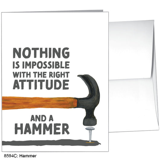 Hammer, Greeting Card (8594C), A2 Card Front, www.printedcanvas.com