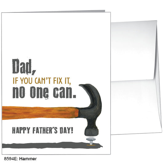 Hammer, Greeting Card (8594E), Front, www.printedcanvas.com