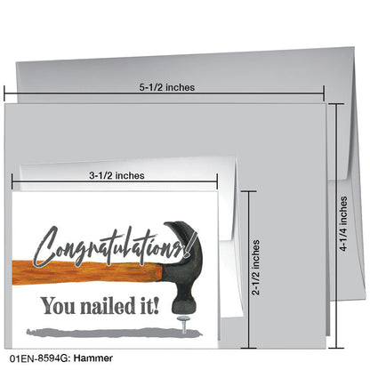 Hammer, Greeting Card (8594G), Enclosure, www.printedcanvas.com