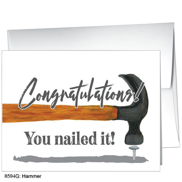 Hammer, Greeting Card (8594G), A2 Card, www.printedcanvas.com