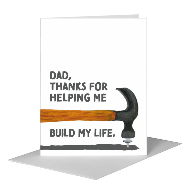 Hammer, Greeting Card (#8594H) A2 Card Front, www.printedcanvas.com