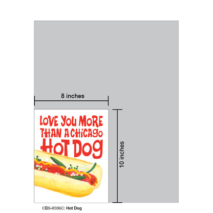 Hot Dog, Card Board (8596C)