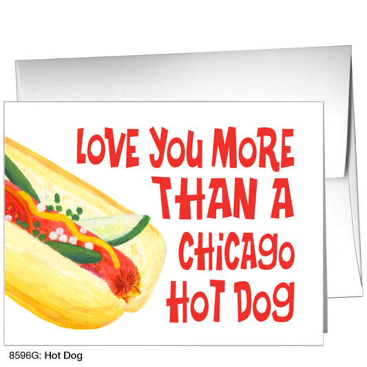 Hot Dog, Greeting Card (8596G), A2 Card Front, www.printedcanvas.com