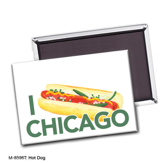 Hot Dog, Magnet (M-8596T), front, printedcanvas.com