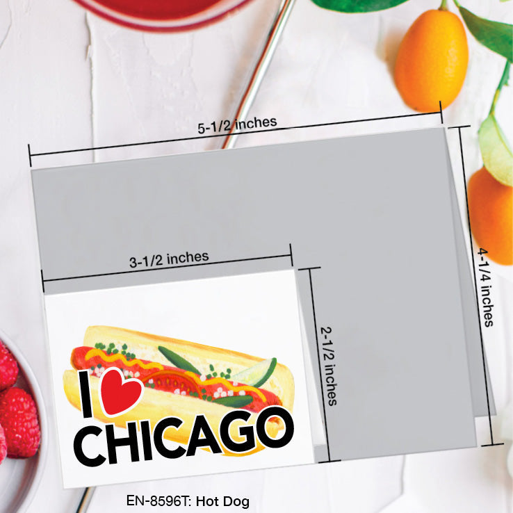 Hot Dog, Greeting Card (8596T), Enclosure, www.printedcanvas.com