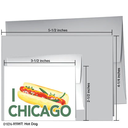 Hot Dog, Greeting Card (8596T), Enclosure Card, printedcanvas.com