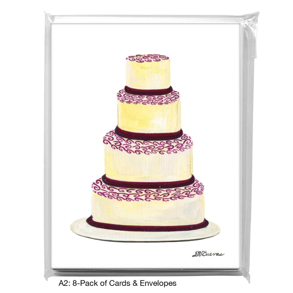 Swirls, Greeting Card (8597), A2 8-Pack, printedcanvas.com