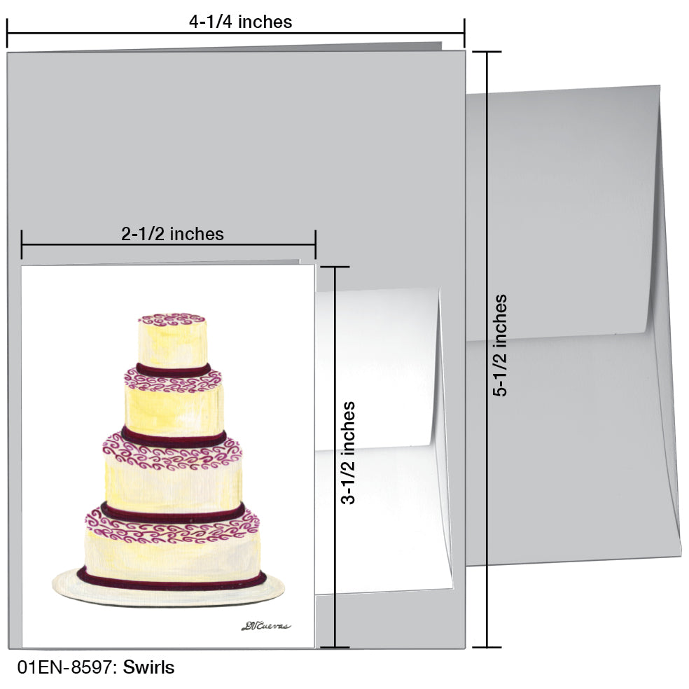 Swirls, Greeting Card (8597), Enclosure, printedcanvas.com