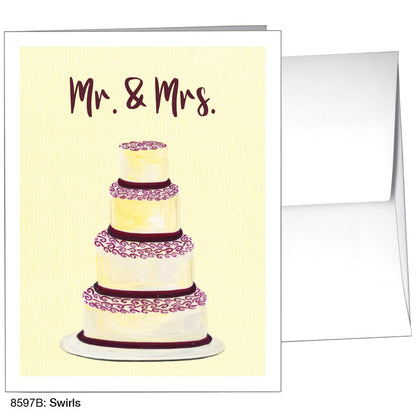 Swirls, Greeting Card (8597B), A2, printedcanvas.com