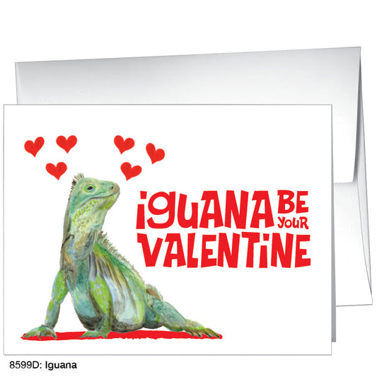Iguana, Greeting Card (8599D), A2, printedcanvas.com
