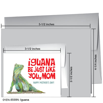 Iguana, Greeting Card (8599N)