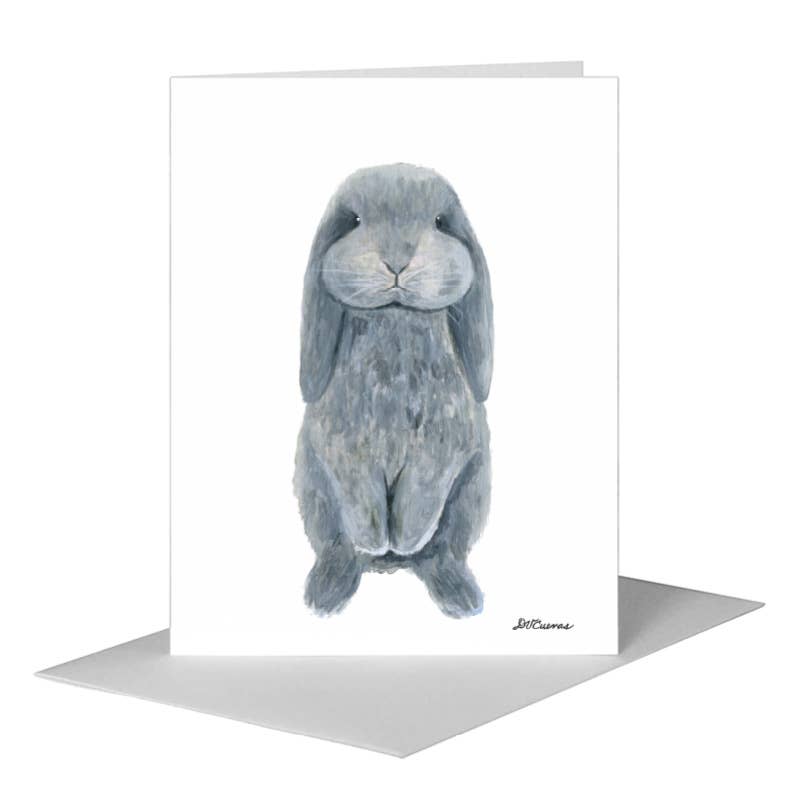Bunny Boo, Greeting Card (#8121A), A2 Card Front, www.printedcanvas.com