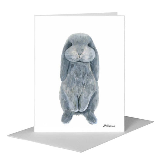 Bunny Boo, Greeting Card (#8121A) A2 Card Front, www.printedcanvas.com