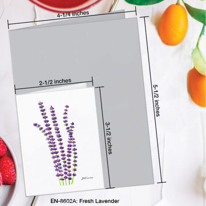 Fresh Lavender, Greeting Card (#8602A), Enclosure Card, www.printedcanvas.com