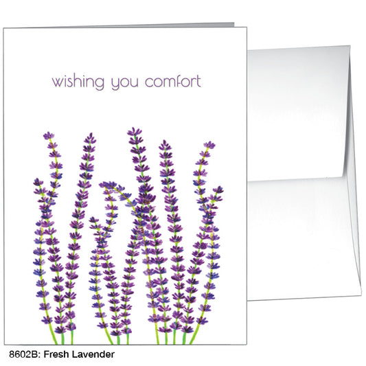 Fresh Lavender, Greeting Card (#8602B), A2 Card Front, www.printedcanvas.com