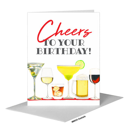 Cocktails, Greeting Card (#8605CA)