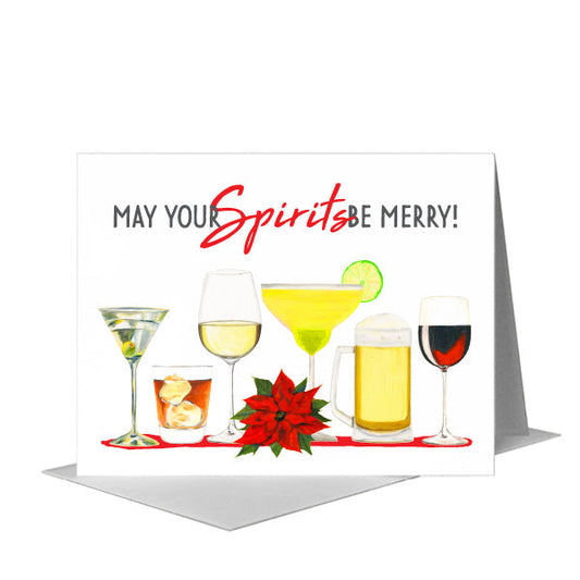 Cocktails, Greeting Card (#8605D) A2 Card Front, www.printedcanvas.com