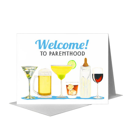 Cocktails, Greeting Card (#8605F), A2 Card Front, www.printedcanvas.com