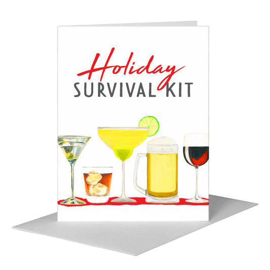 Cocktails, Greeting Card (#8605MA) A2 Card Front, www.printedcanvas.com