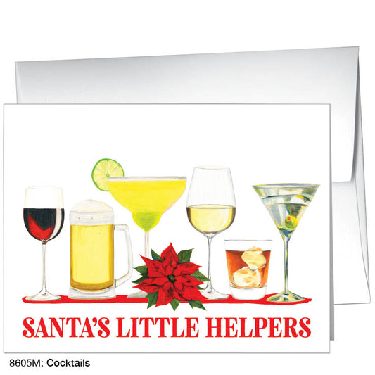 Cocktails, Greeting Card (#8605N), A2 Card, www.printedcanvas.com