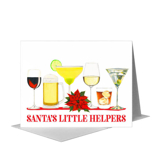 Cocktails, Greeting Card (#8605N) A2 Card Front, www.printedcanvas.com