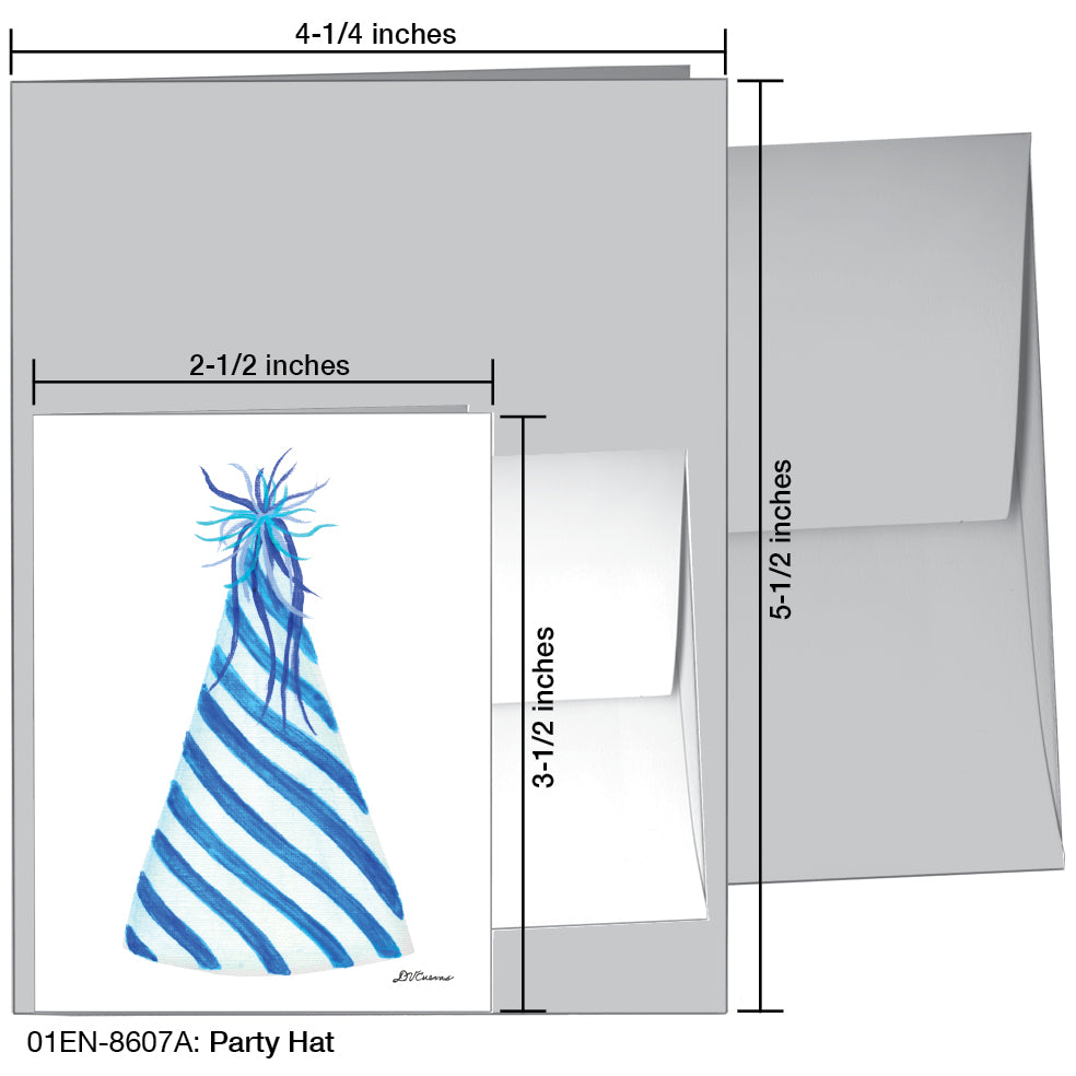 Party Hat, Greeting Card (8607A), Enclosure, printedcanvas.com