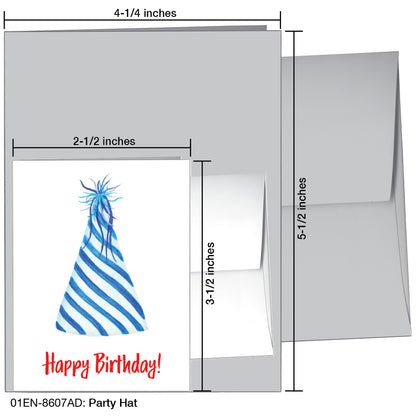 Party Hat, Greeting Card (8607AD)