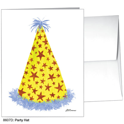 Party Hat, Greeting Card (8607D), A2, printedcanvas.com