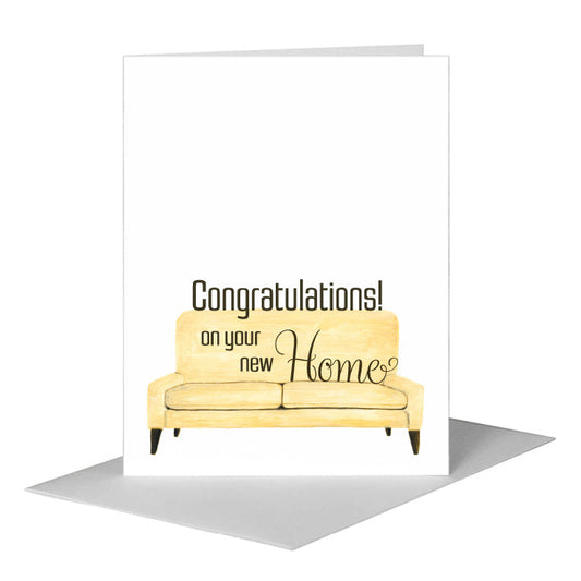 Sofa, Greeting Card (#8608D) A2 Card Front, www.printedcanvas.com