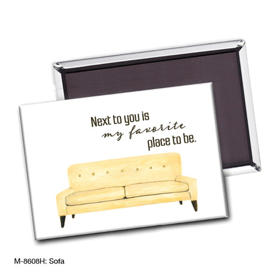 Sofa, Magnet (M-8608H), front, printedcanvas.com