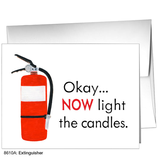Extinguisher, Greeting Card (8610A), A2, printedcanvas.com