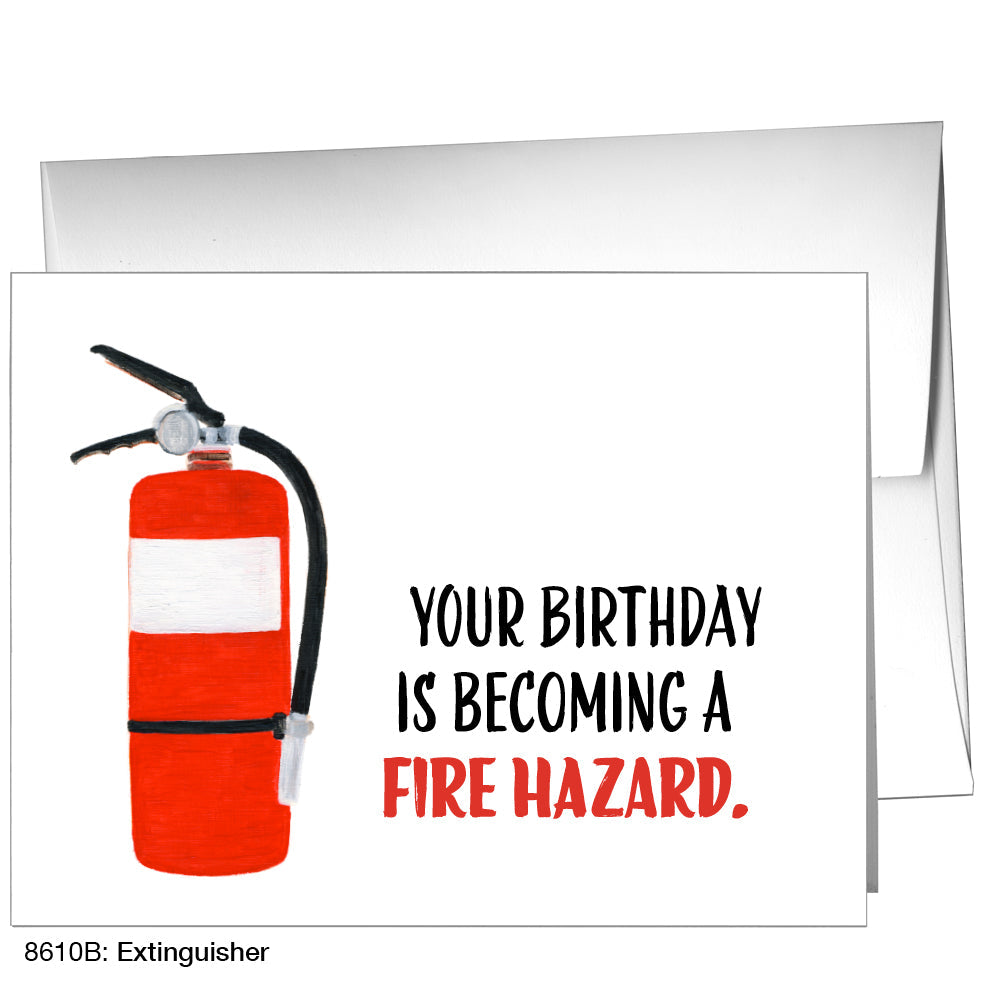 Extinguisher, Greeting Card (8610B), A2, printedcanvas.com