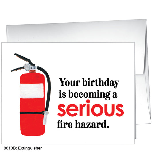 Extinguisher, Greeting Card (8610B), A2 Card, www.printedcanvas.com
