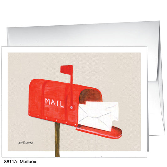 Mailbox, Greeting Card (8611A), A2 Card Front, www.printedcanvas.com