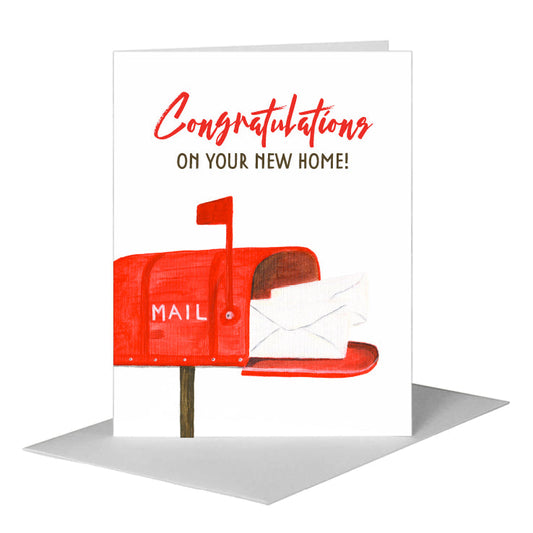Mailbox, Greeting Card (#8611B) A2 Card Front, www.printedcanvas.com