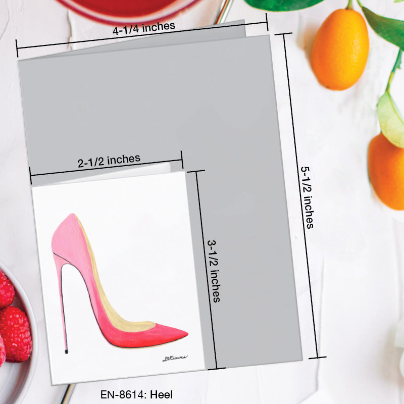 Heel, Greeting Card (8614A), Enclosure Card, www.printedcanvas.com