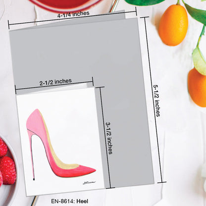 Heel, Greeting Card (8614A), Enclosure Card, www.printedcanvas.com