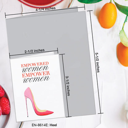 Heel, Greeting Card (8614E), Enclosure, www.printedcanvas.com