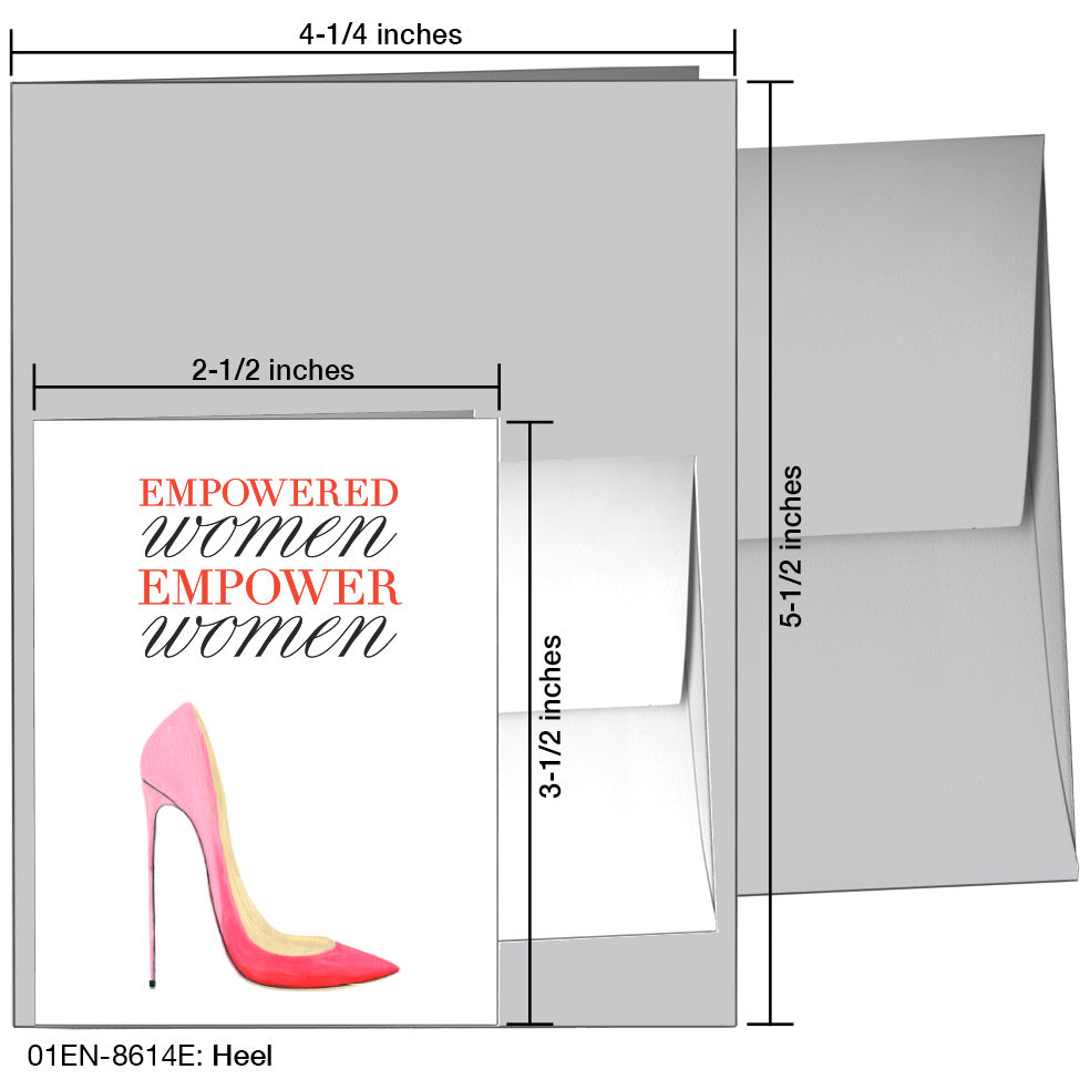 Heel, Greeting Card (8614E), Enclosure, printedcanvas.com