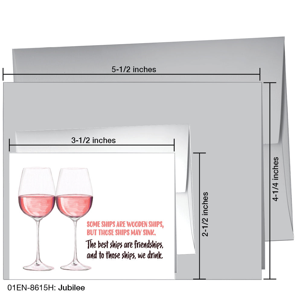 Jubilee, Greeting Card (8615H), Enclosure, printedcanvas.com