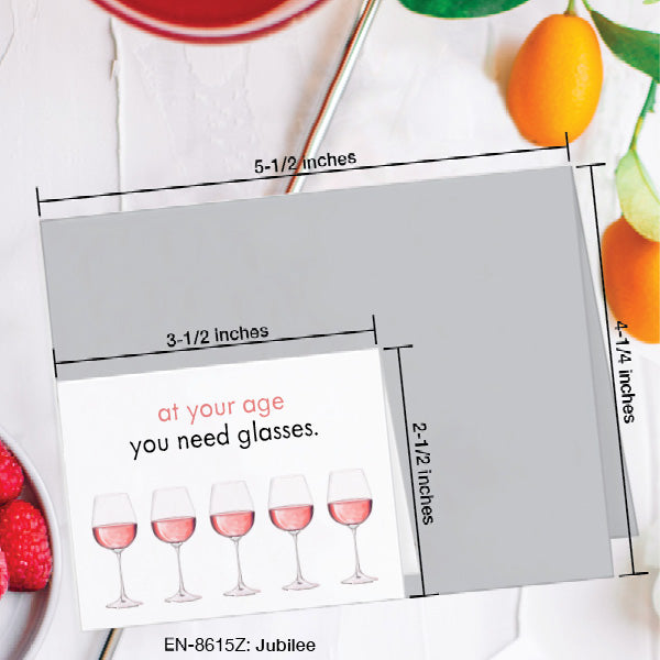 Jubilee, Greeting Card (8615Z), Enclosure, www.printedcanvas.com