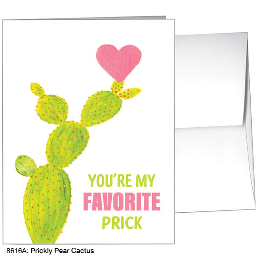 Prickly Pear Cactus, Greeting Card (#8616A), A2 Card Front, www.printedcanvas.com