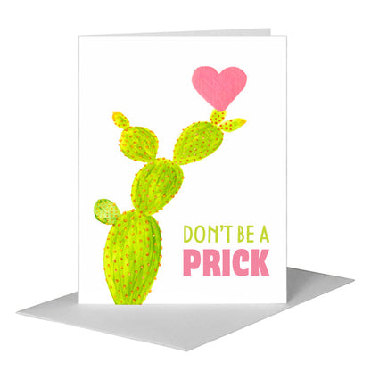 Prickly Pear Cactus, Greeting Card (#8616B), A2 Card Front, www.printedcanvas.com